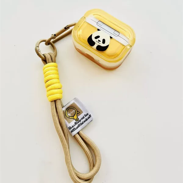 WPASEC000255-0258-03 Original Cute Panda Apple AirPods Case Cover