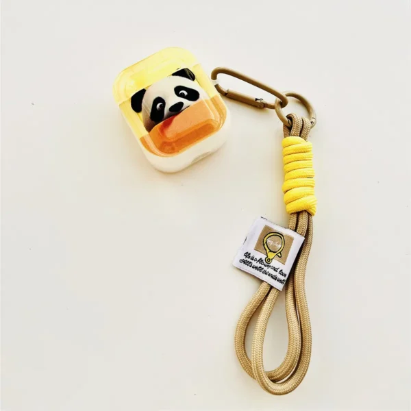WPASEC000259-0262-03 Original Cute Panda Face Apple AirPods Case Cover