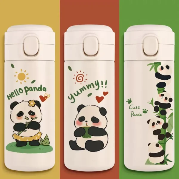 WPLSCPTM0163-0172-01 Original Multi-Style Cute Panda Portable Insulated Thermos Cup
