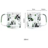WPLSCPTC0039 Panda and Bamboo Glass Water Cup with Tea Separation Infuser