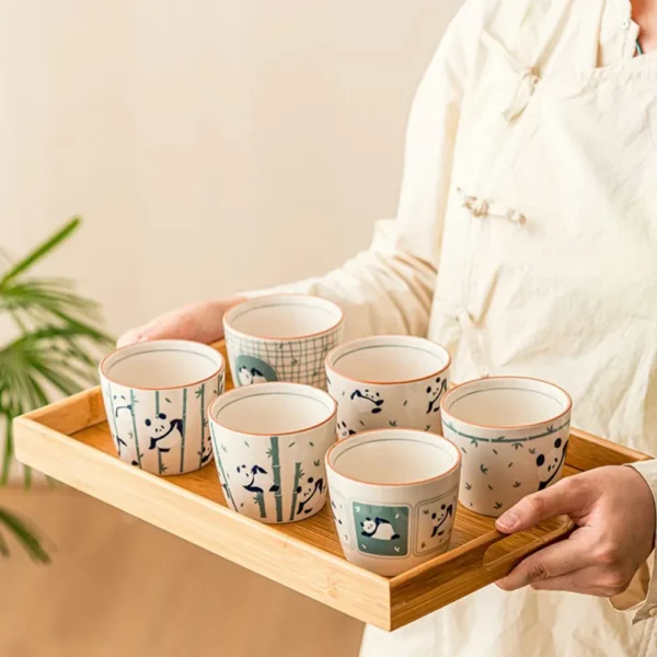 Panda and Bamboo Series Tea Cup Water Ceramic Coffee Mug