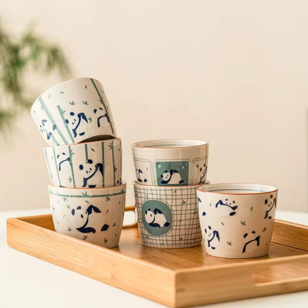 Panda and Bamboo Series Tea Cup Water Ceramic Coffee Mug