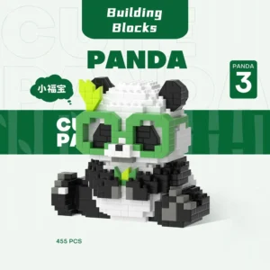 WPDTBB000165 Panda Childhood Series Mini Building Blocks Puzzle Toy
