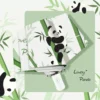 WPLSUB000269-0270-03 Panda Climbing UV-Proof Automatic Umbrella for Sun and Rain