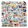 WPDCSK000277-01 Panda Daily Life Series Waterproof Stickers for Journals 50 Pcs