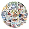 WPDCSK000277-03 Panda Daily Life Series Waterproof Stickers for Journals 50 Pcs