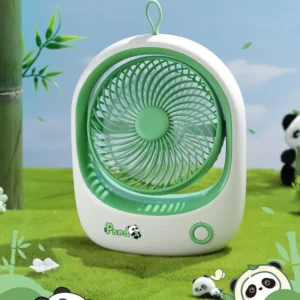 Panda Desk Fan USB Rechargeable Mini Desktop Portable Fan