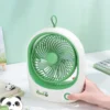 WPLSFN000232-02 Panda Desk Fan USB Rechargeable Mini Desktop Portable Fan