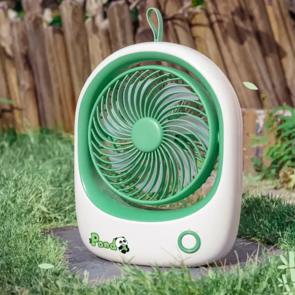 WPLSFN000232-03 Panda Desk Fan USB Rechargeable Mini Desktop Portable Fan