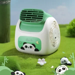 Panda Desk Fan USB Rechargeable Handheld Fan