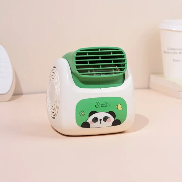WPLSFN000231-02 Panda Desk Fan USB Rechargeable Handheld Fan