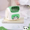 WPLSFN000231-03 Panda Desk Fan USB Rechargeable Silent Portable Handheld Fan