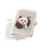 WPBGWC000180-0185-03 Panda Hua Hua Fabric Wallet Chinese Style Cotton Linen Wallet