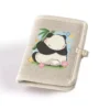 WPBGWC000180 Panda Hua Hua Fabric Wallet Chinese Style Cotton Linen Wallet