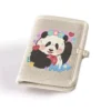 WPBGWC000181 Panda Hua Hua Fabric Wallet Chinese Style Cotton Linen Wallet