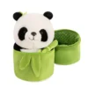 WPDTPT000126-0127-03 Panda in Bamboo Tube Plush Doll Creative Toy Pillow Cushion