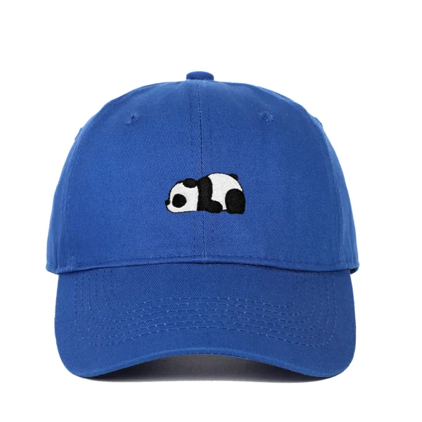 WPCTHASC0029 Panda Baseball Cap Hip-Hop Snapback Cap Blue