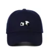 WPCTHASC0030 Panda Baseball Cap Hip-Hop Snapback Cap Navy