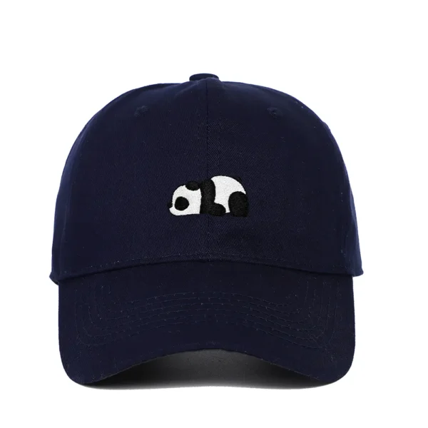 WPCTHASC0030 Panda Baseball Cap Hip-Hop Snapback Cap Navy