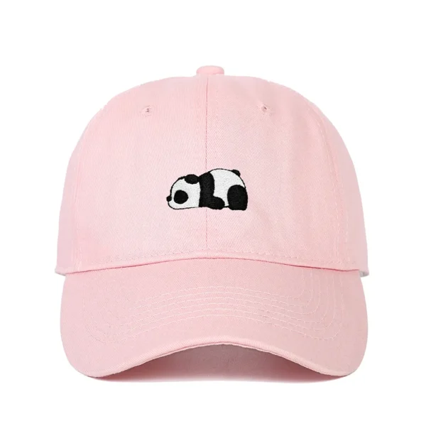 WPCTHASC0025 Panda Multi-Color Baseball Cap Sun Hat Hip-Hop Snapback Cap