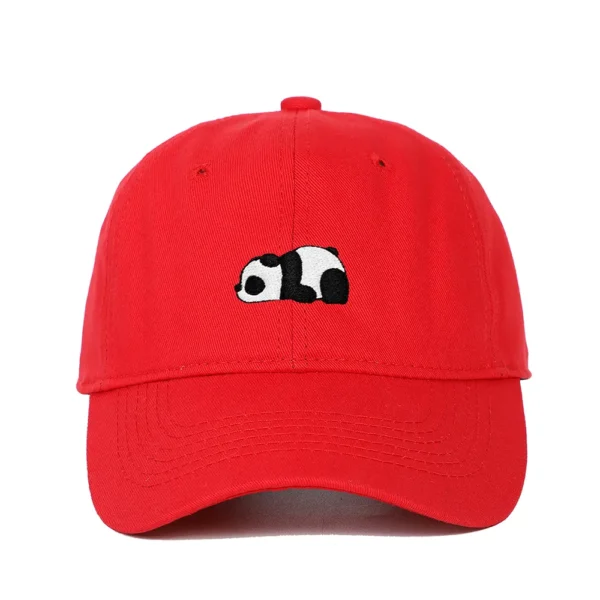 WPCTHASC0028 Panda Multi-Color Baseball Cap Sun Hat Hip-Hop Snapback Cap