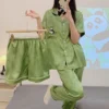 WPCTPM000238-0245-01 Panda Themed High-End Pajama Set for Women Loungewear