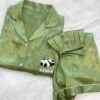 WPCTPM000242 Panda Themed High-End Pajama Set for Women Loungewear