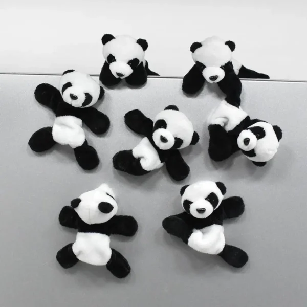 Plush Panda Toy Fridge Magnet Creative Home Decor