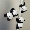 Plush Panda Toy Fridge Magnet Creative Home Decor