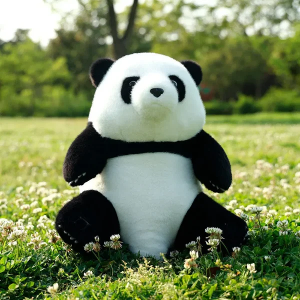 WPDTPT000111-03 Pop Panda Hua Hua Realistic Plush Toy Doll