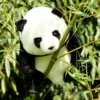 WPDTPT000111-04 Pop Panda Hua Hua Realistic Plush Toy Doll