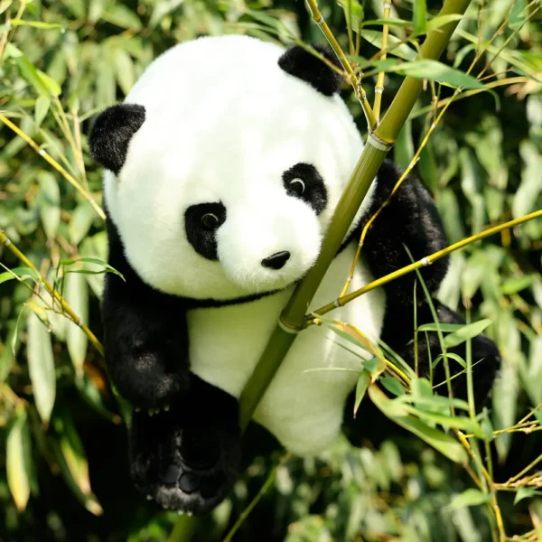 WPDTPT000111-04 Pop Panda Hua Hua Realistic Plush Toy Doll