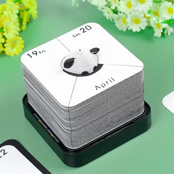 WPLSCD000362-02 Popular Panda 3D Sticky Note Sculpture Calendar Creative Gift