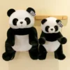 WPBGBP000058-0059-01 Realistic Plush Panda Casual Backpack Children's Gift School Bag