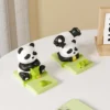 WPDTOM000027-0031-03 Resin Phone Stand Fun Cartoon Panda Desk Decor Ornament