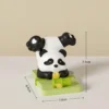 WPDTOM000028 Resin Phone Stand Fun Cartoon Panda Desk Decor Ornament