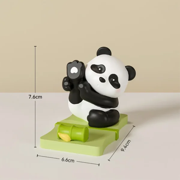 WPDTOM000030 Resin Phone Stand Fun Cartoon Panda Desk Decor Ornament