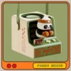 Retro Game Console Style Panda Neck Hanging Fan Portable