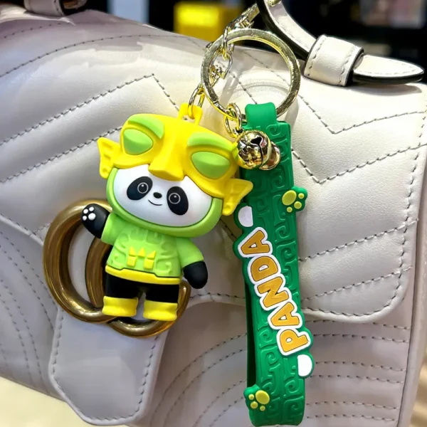 WPDCCM000088-03 Sanxingdui Panda Toy Cartoon Keychain Souvenir Bag Charm