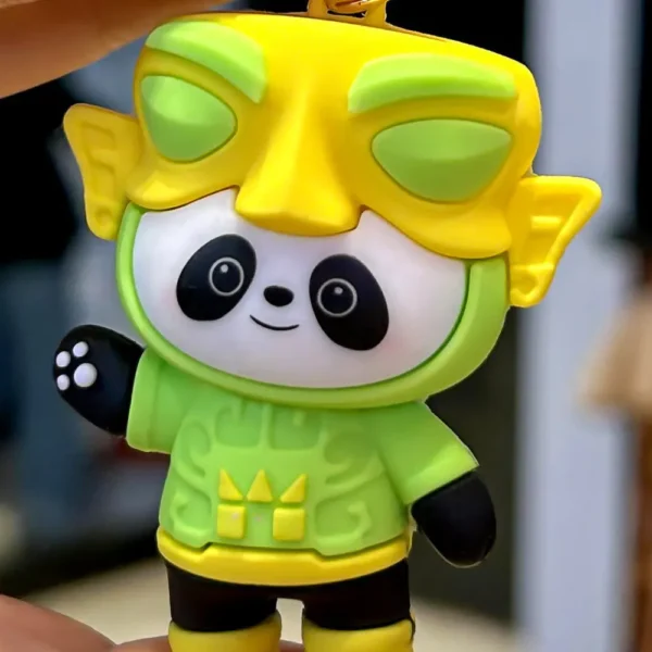 WPDCCM000088-04 Sanxingdui Panda Toy Cartoon Keychain Souvenir Bag Charm