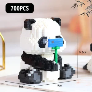 WPDTBB000175 Selfie Panda Fun Mini Building Blocks Educational Toy