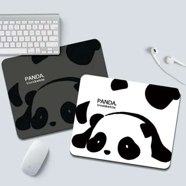 WPASMP000133-0134-01 Small Mouse Pad with Simple Panda Design Cute Style