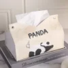 WPHHTB000283-01 Stretching Cute Panda Pattern Tissue Box Multifunctional Box