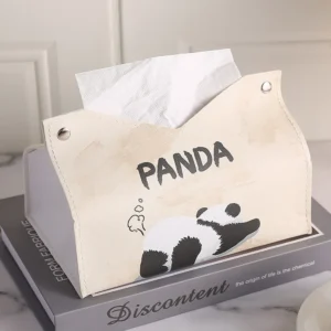 WPHHTB000283-01 Stretching Cute Panda Pattern Tissue Box Multifunctional Box