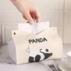 WPHHTB000283-03 Stretching Cute Panda Pattern Tissue Box Multifunctional Box