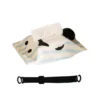 WPHHTB000281 Striped Panda Fabric Tissue Box Home Car Tissue Cover