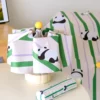WPLSUB000259-02 Striped Panda UV-Proof Automatic Umbrella