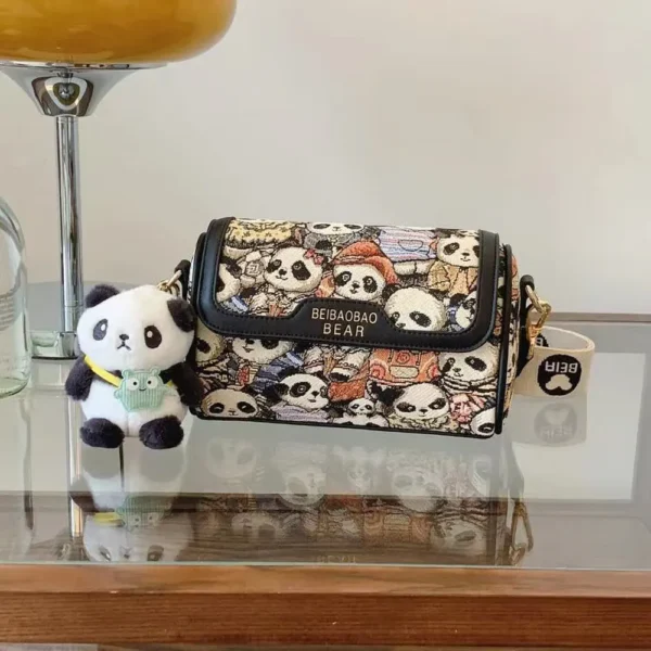 WPBGST000046 Stylish Cartoon Panda Single Shoulder Crossbody Bag Versatile