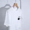 WPCTTS000707-04 Summer New Style Fun Detachable Panda Toy T-Shirt for Women