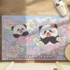 WPHHCR000154 Sweet Cartoon Panda Pattern Entrance Door Mat Cuttable Rug